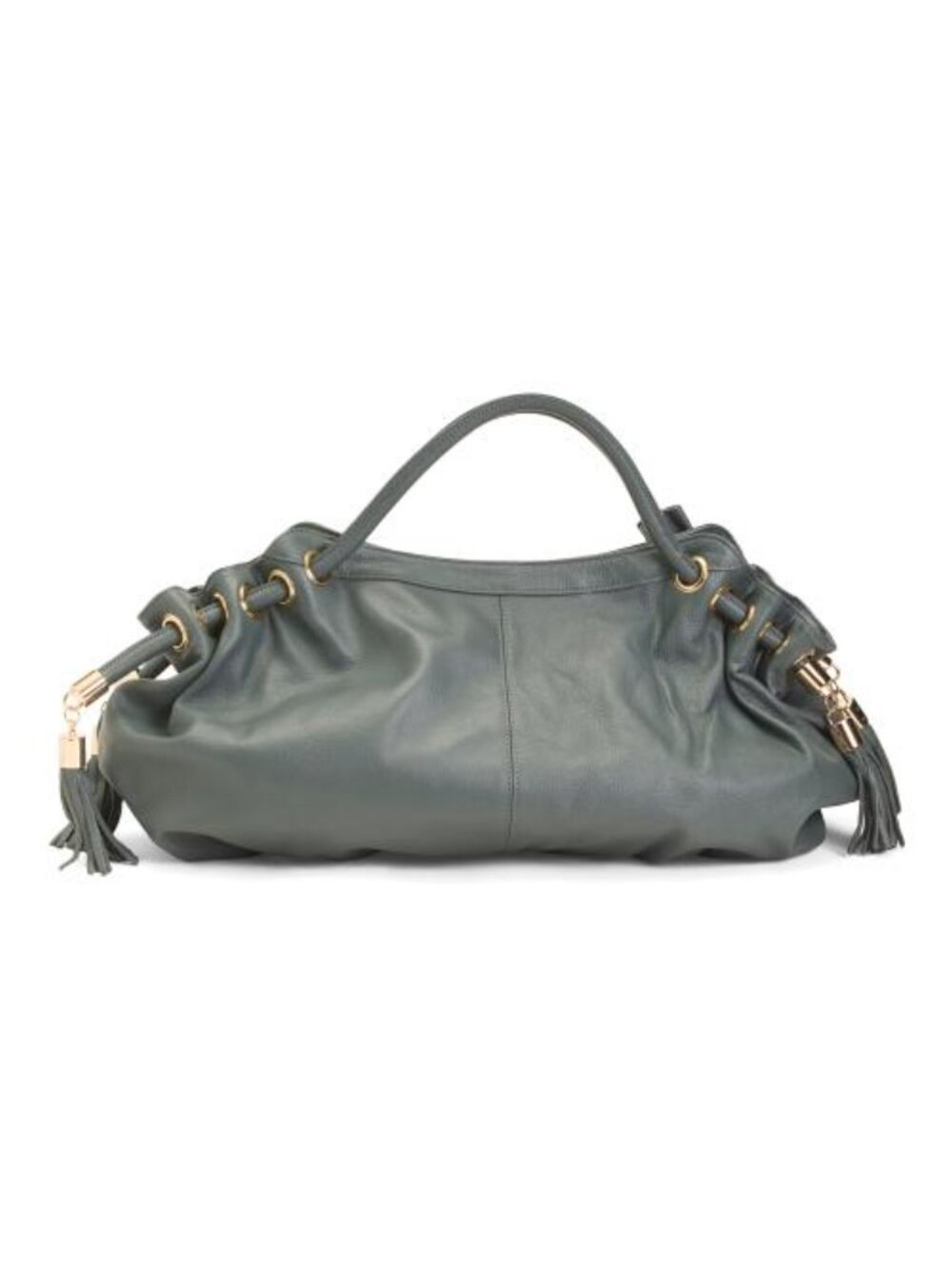 AMERILEATHER Leather Musette Satchel